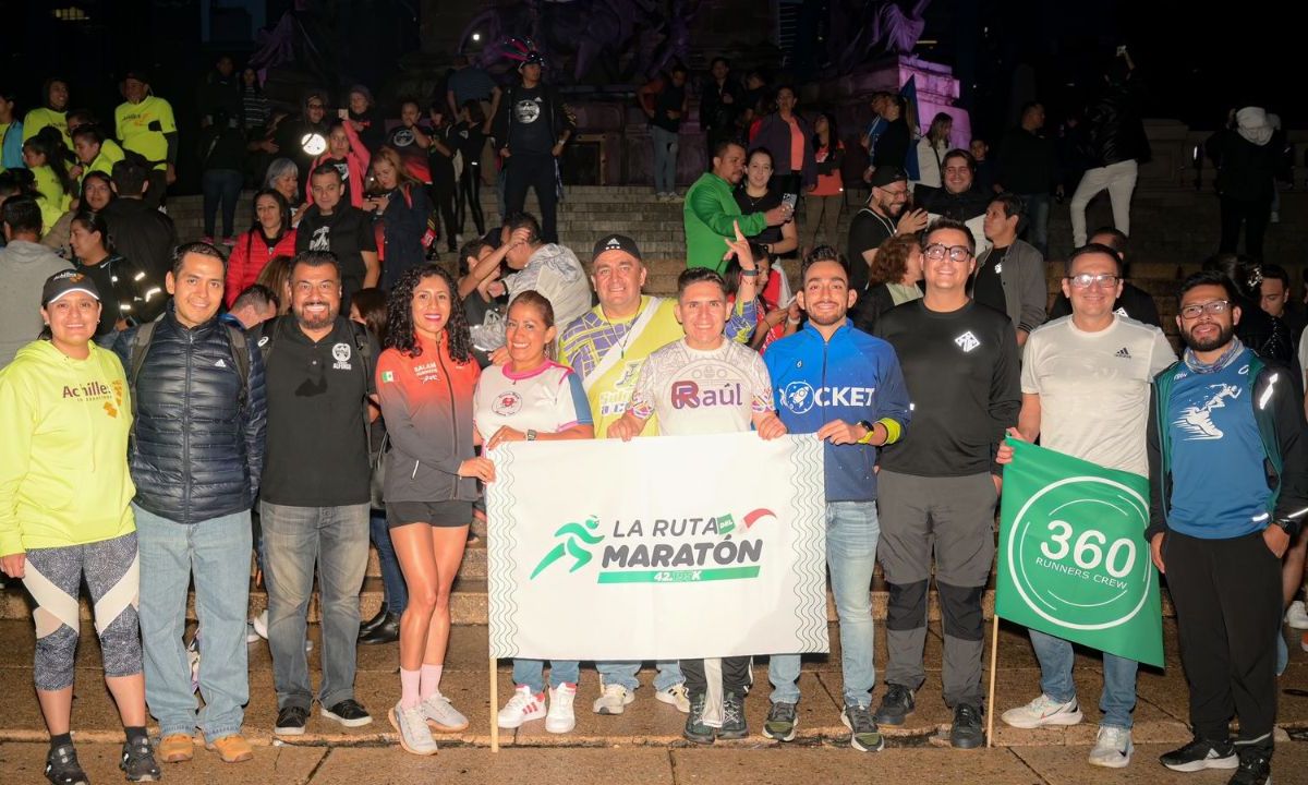 más de 25 equipos se organizan para preparar a los atletas que participarán por primera vez en el Maratón de la Ciudad de México