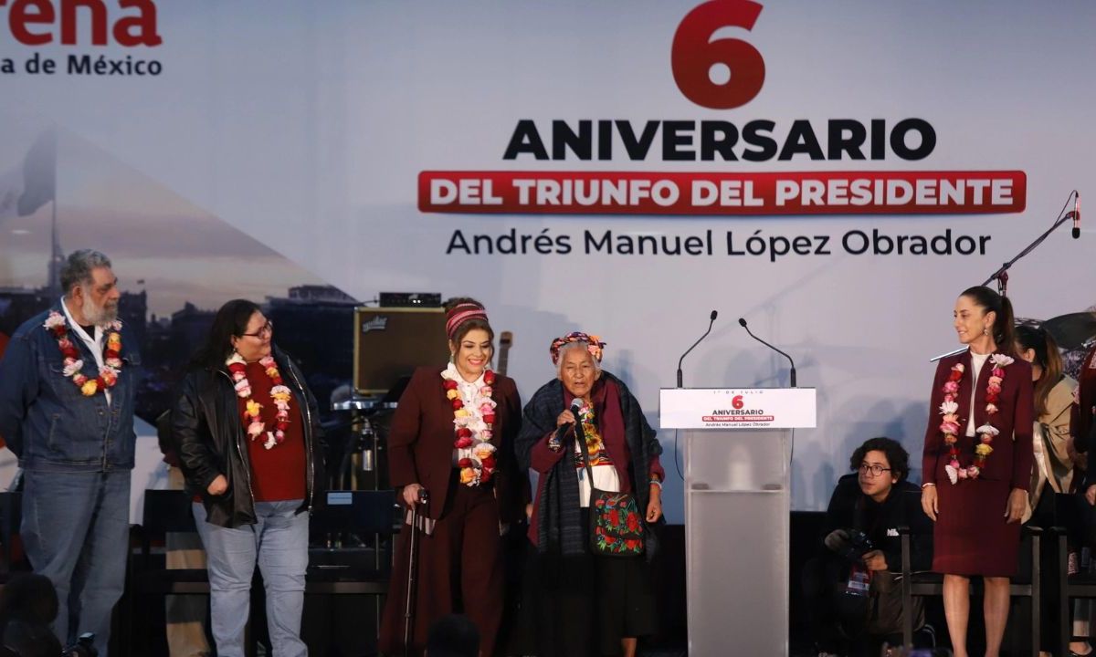 Compromiso. La jefa de Gobierno electa aseguró que continuará trabajando con el humanismo mexicano que impulsó López Obrador.
