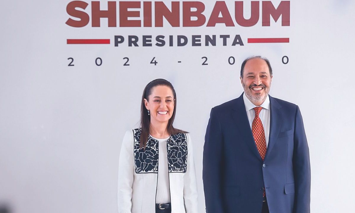 Acuerdos. La futura Presidenta de México destacó que además de la amistad que la une con Batel, él cuenta con las capacidades necesarias para el cargo.