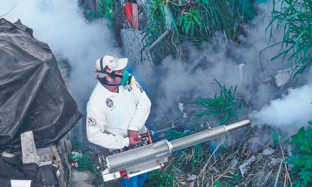 Trabajos. Autoridades realizan campañas para eliminar al mosquito transmisor del dengue.