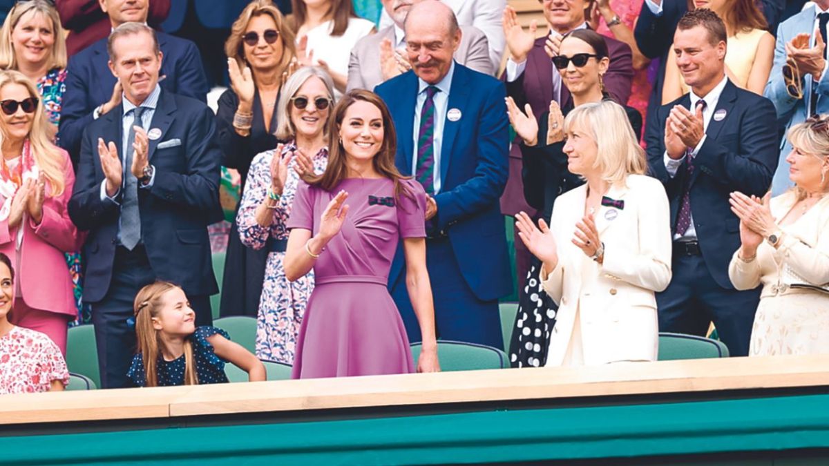 Acompañada por su hija Charlotte, la princesa de Gales Kate Middleton hizo acto de aparición como una de las figuras públicas más destacadas en el último día de actividades