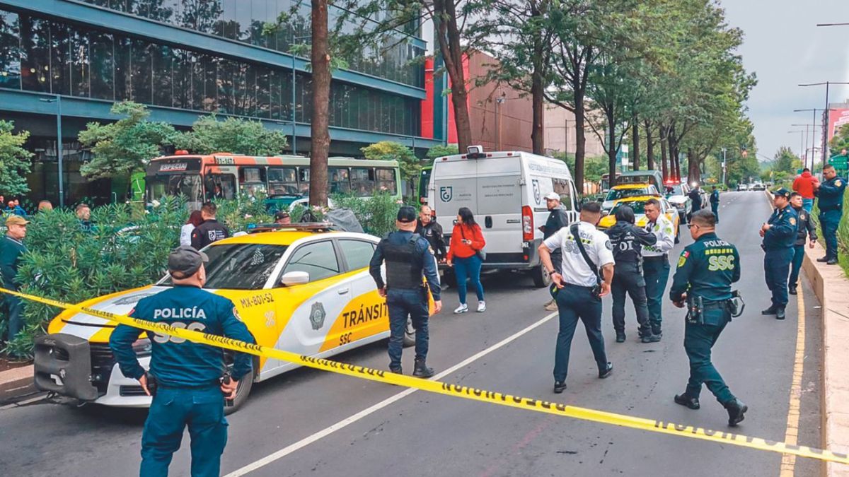 Caso. La zona fue acordonada; el Ministerio Público llevó a cabo los servicios periciales.