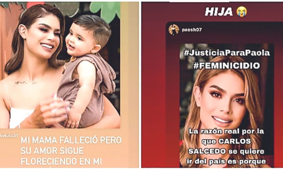 JUSTICIA. En redes sociales se replicó el mensaje de la mamá del defensa central de Cruz Azul con la imagen de Paola Salcedo.