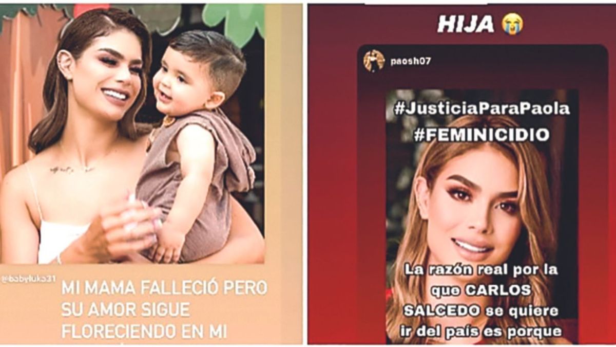 JUSTICIA. En redes sociales se replicó el mensaje de la mamá del defensa central de Cruz Azul con la imagen de Paola Salcedo.