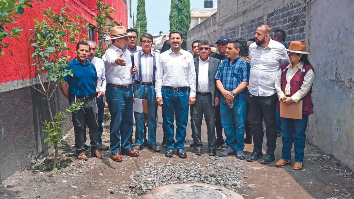 Fruto. El jefe de Gobierno, Martí Batres, señaló que esta obra beneficia a los habitantes de la zona, mejorando su calidad de vida.