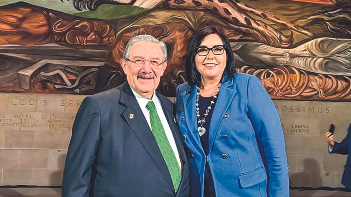 Colegas. El ministro Luis María Aguilar y la magistrada María Emilia Molina. 