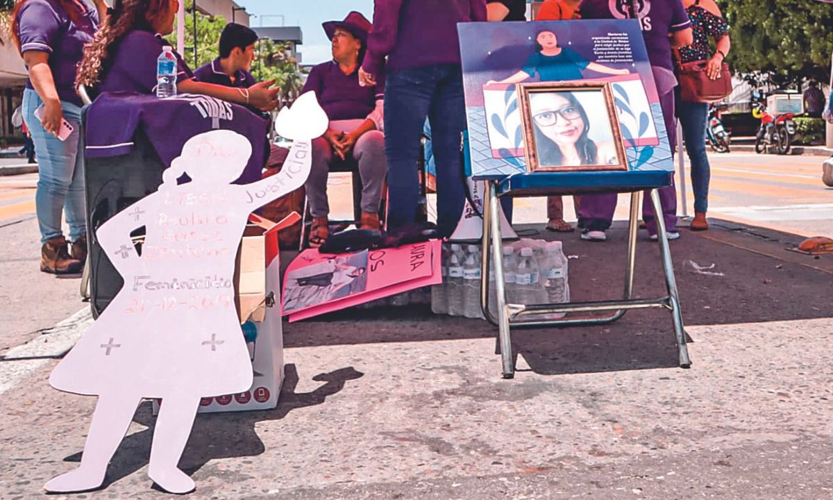 INDIGNACIÓN. Madres de víctimas de feminicidio en Chiapas no cesan en su lucha por obtener justicia para sus hijas.