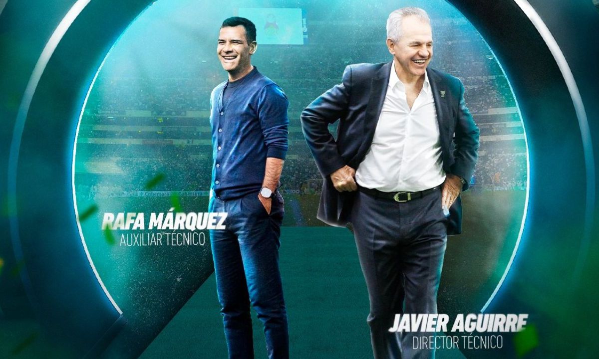 La FMF también anunció que Javier Aguirre vivirá su tercera etapa con el Tricolor como director técnico y que Rafael Márquez entra como Auxiliar