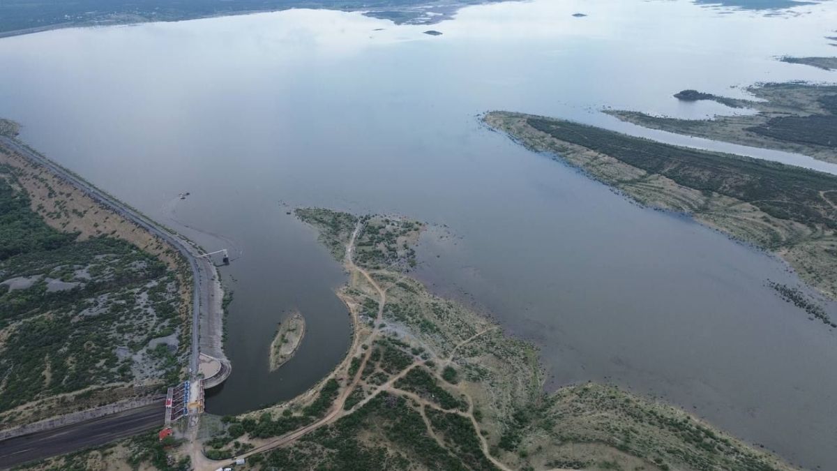 BENEFICIO. El director de AyDM, Juan Ignacio Baragán, dijo que donde más lluvias han tenido es en la presa de Linares: Cerro Prieto.