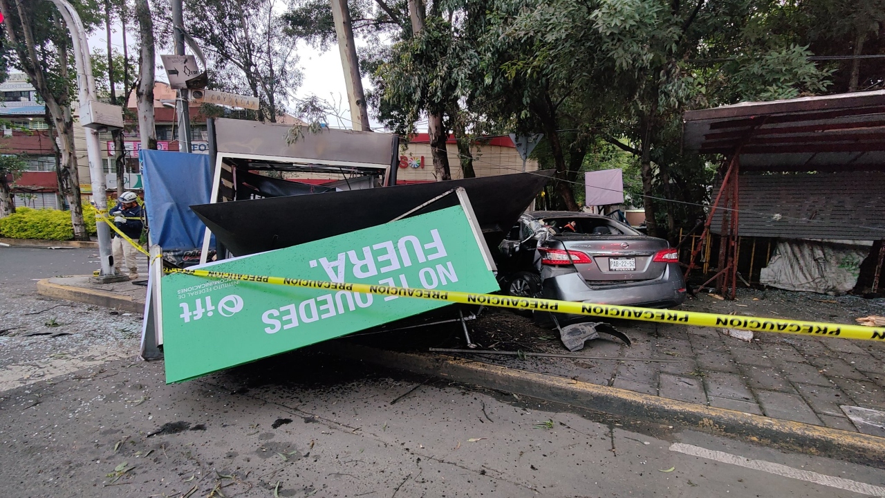 Foto: X@Aaronhdzg/ Cabe resaltar que la zona en donde sucedió el incidente, es muy concurrida