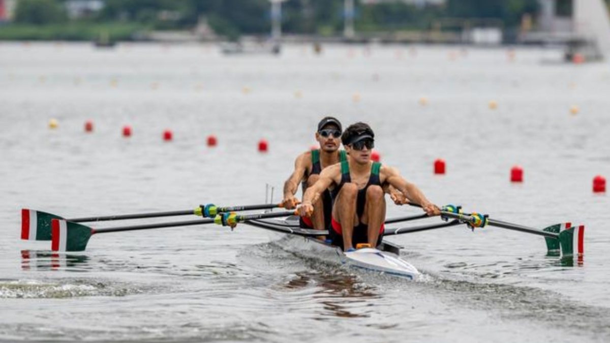 El equipo mexicano de Remo tuvo una buena actuación este domingo 28 de julio, al clasificarse al repechaje de su prueba, en París 2024.