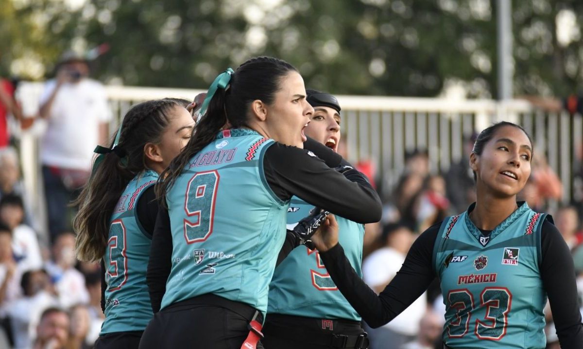 La Selección Nacional Femenil de Flag Football derrota a Japón en su semifinal y jugarán por la medalla de oro