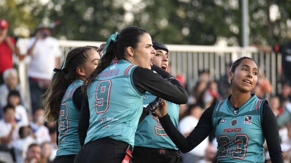 La Selección Nacional Femenil de Flag Football derrota a Japón en su semifinal y jugarán por la medalla de oro