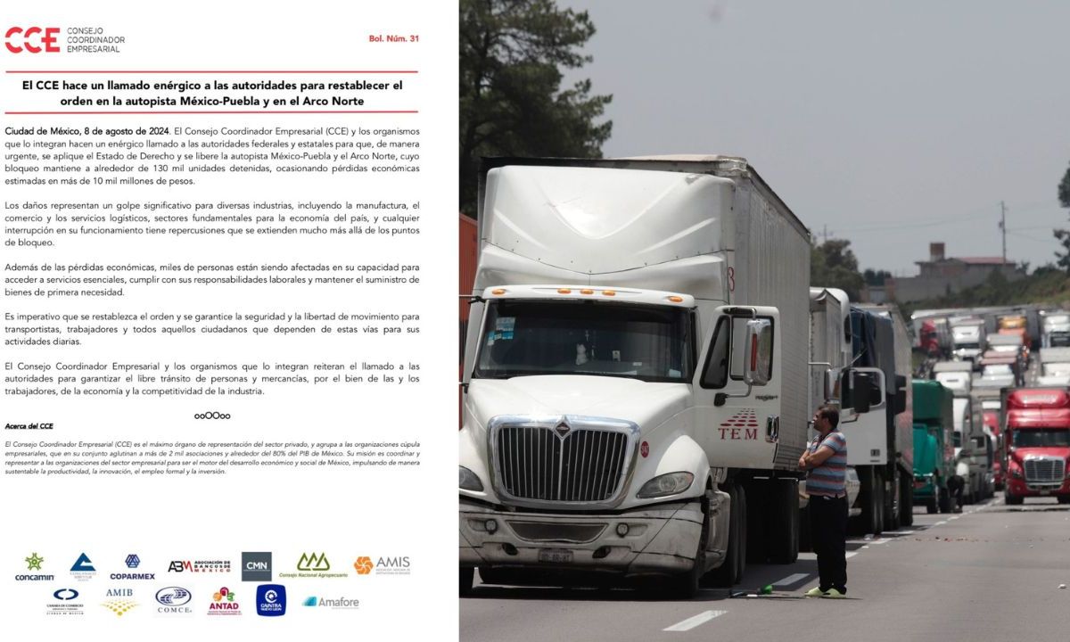 CCE hace enérgico llamado a restablecer orden en la autopista México-Puebla