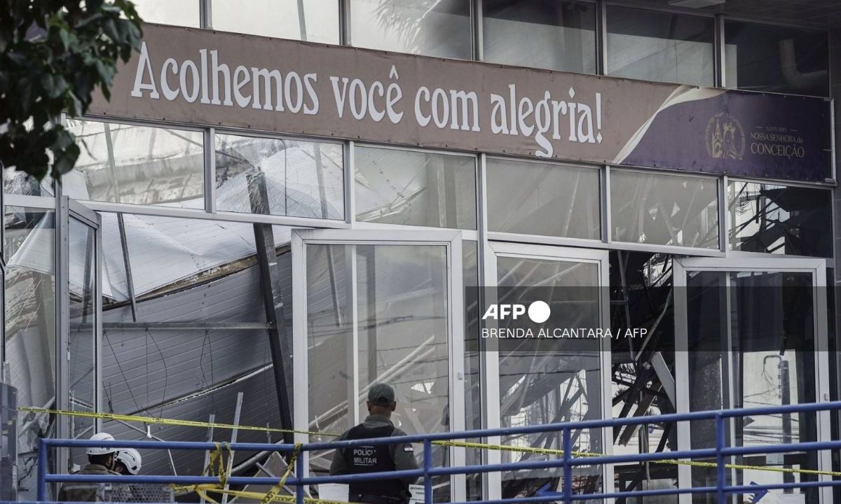 Cae techo de iglesia católica en Brasil; reportan dos fallecidos