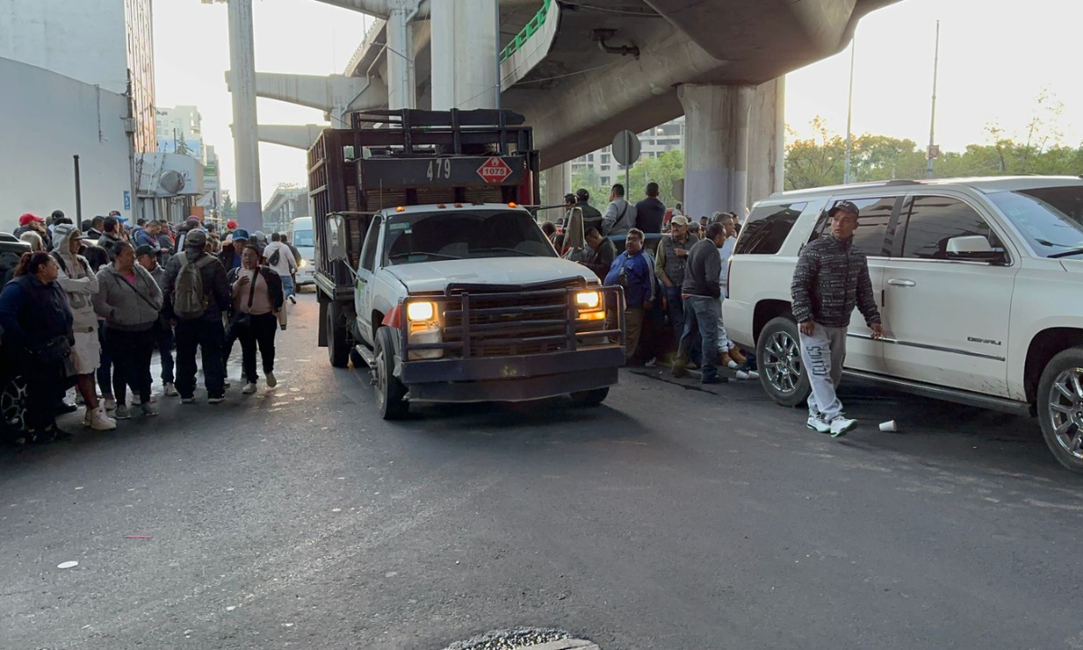 Bloqueo en Periférico sur