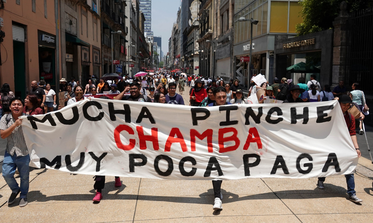 marcha por la reducción de la jornada laboral