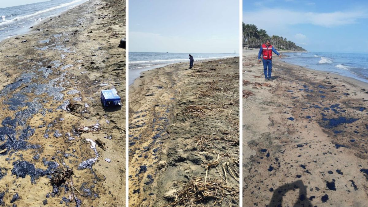 Cierran playa de Paraíso, Tabasco, por contaminación de chapopote