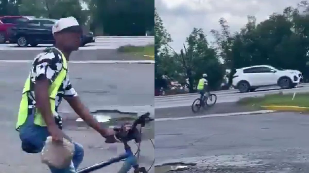 Exhiben a hombre por arrojar piedras a conductores en la Recta a Cholula