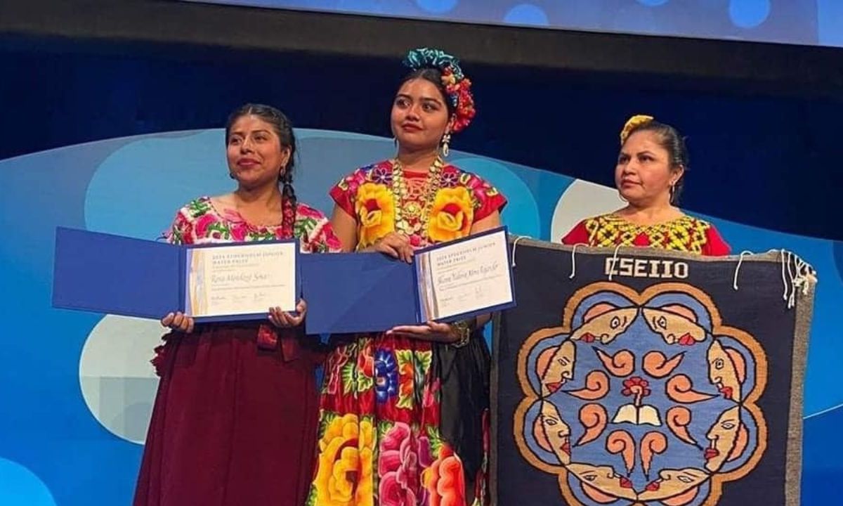 Premian en Suecia a dos jóvenes oaxaqueñas por proyecto de agua