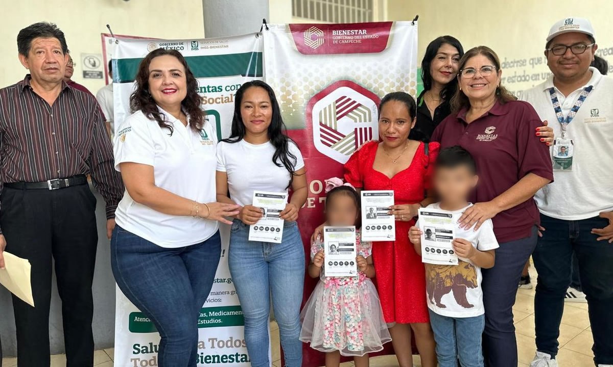 afiliacion de familias de personas ppl a imss bienestar en Campeche