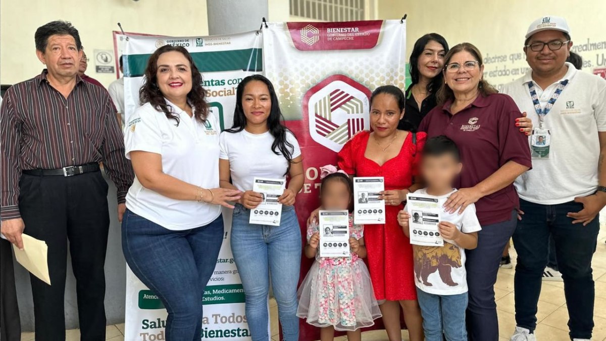 afiliacion de familias de personas ppl a imss bienestar en Campeche