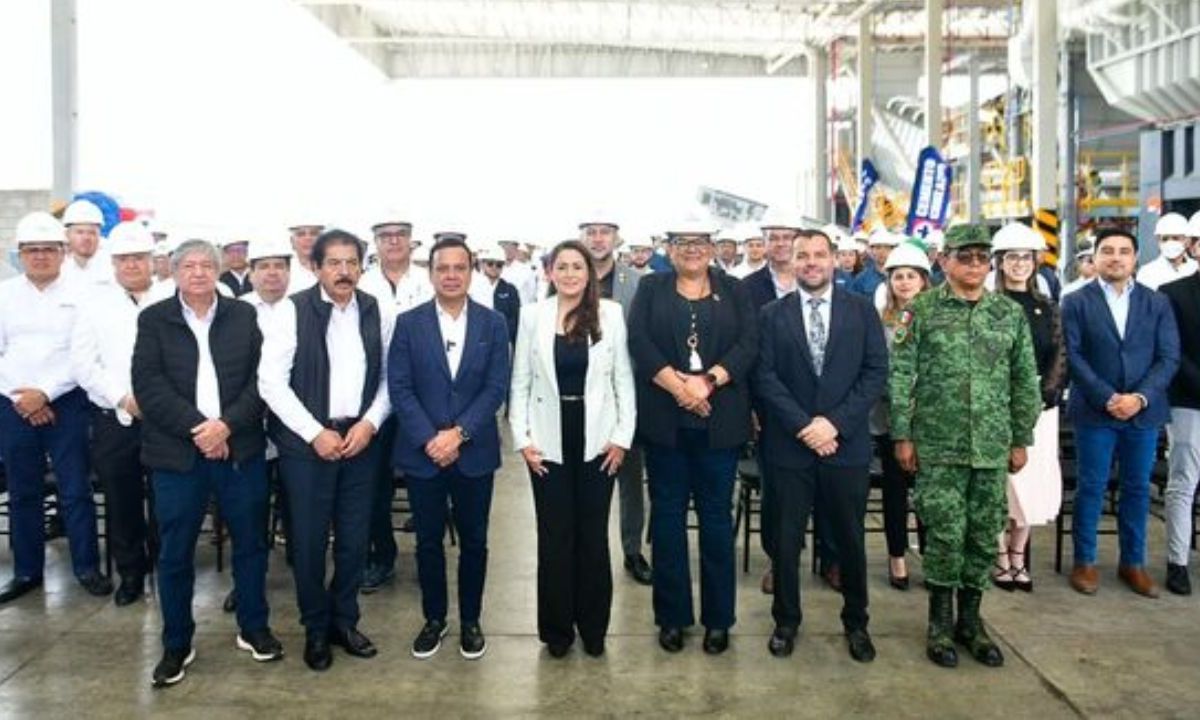 Tere Jiménez encabezó la inauguración de la segunda línea de procesamiento de residuos sólidos industriales para la generación de energía