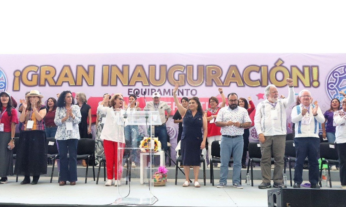 Foto: X@ClaraBrugadaM/ Clara Brugada inaugura Utopía Ixtapalcalli