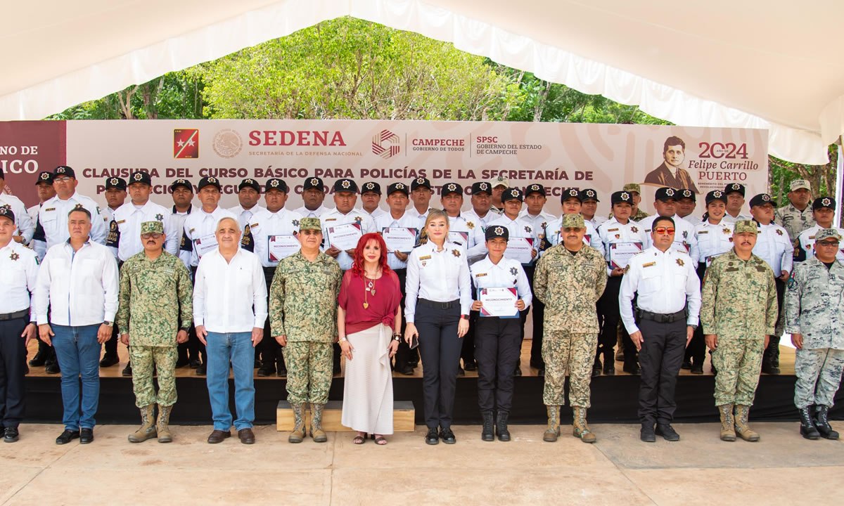 capacitación a policias de Campeche