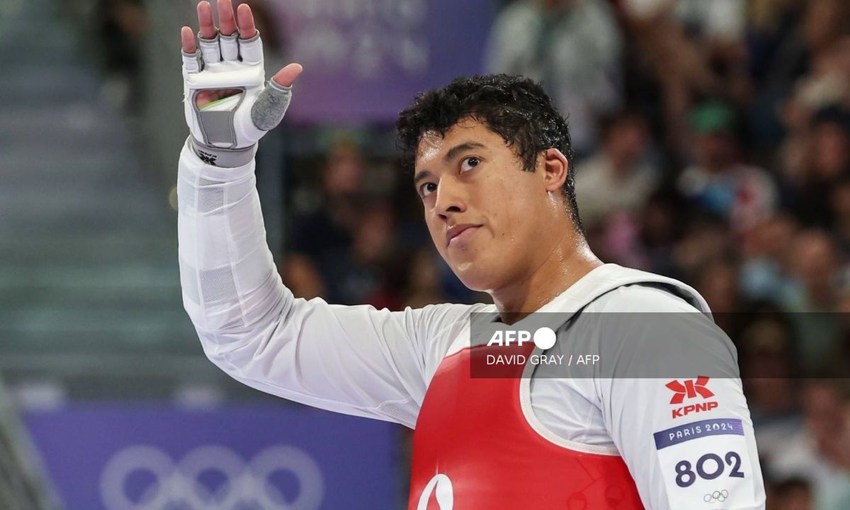 El taekwondoín mexicano, Carlos Sansores, se quedó a nada de llevarse la medalla de bronce en Taekwondo, en París 2024.