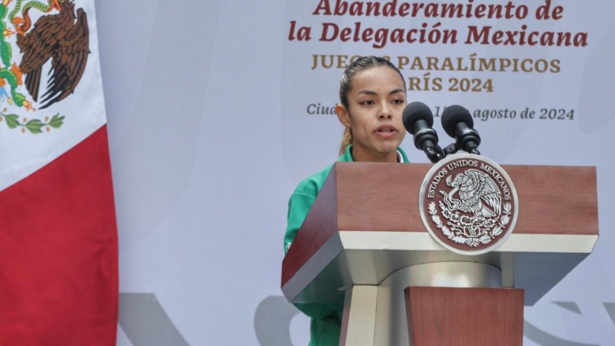 Claudia Romero, atleta de para taekwondo, destacó que la de delegación mexicana entregará lo mejor de sí en los Juegos Paralímpicos de París.