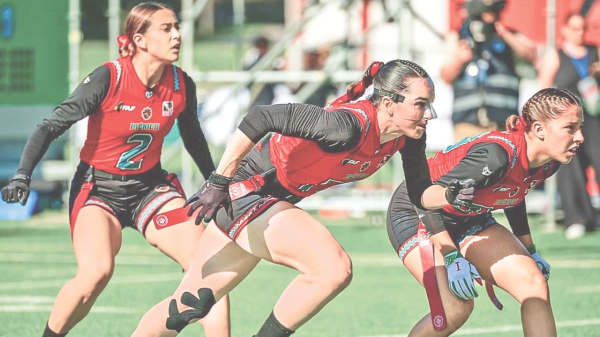 Confirmadas las predicciones desde antes de iniciar el torneo, México y Estados Unidos disputan hoy la final femenil del Campeonato Mundial de Flag Football