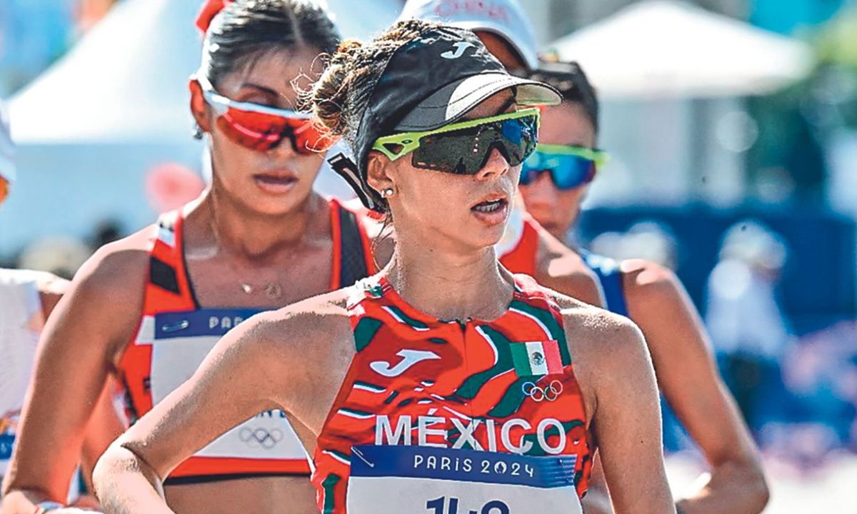 Alegna González como mejor representante entre los cuatro marchistas mexicanos que compitieron en las finales de 20 kilómetros de París 2024,