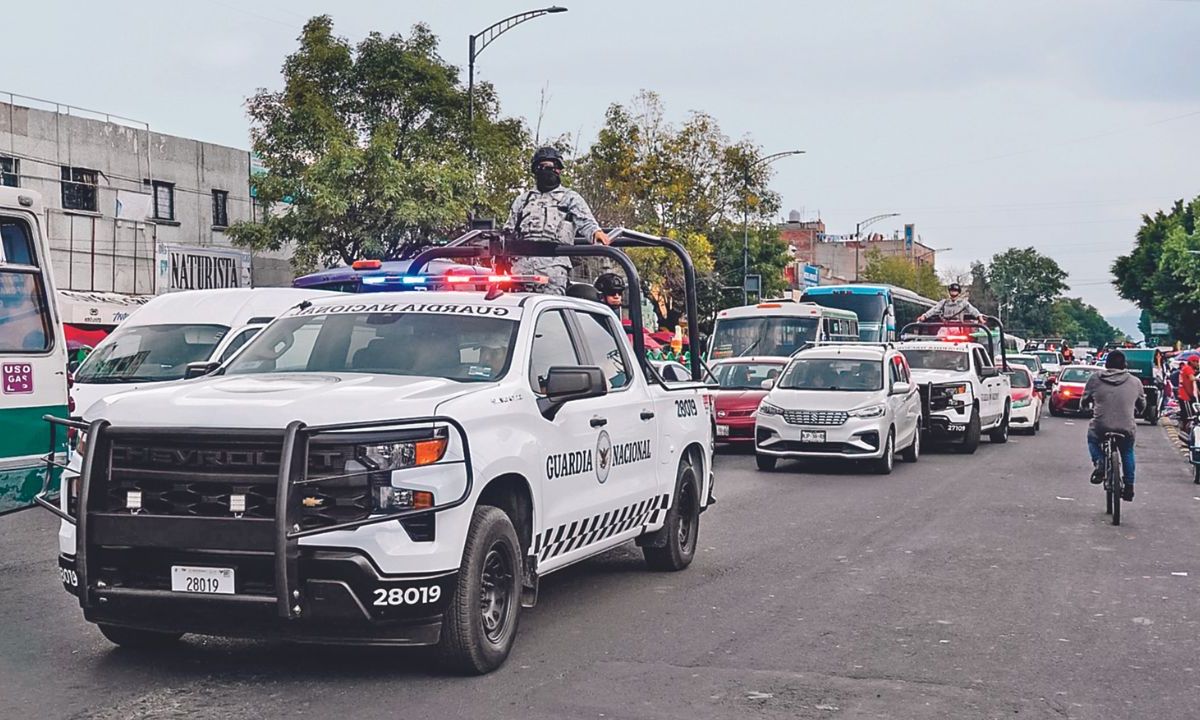 REPORTE. Elementos de la Guardia Nacional están desplegados en todo el país.