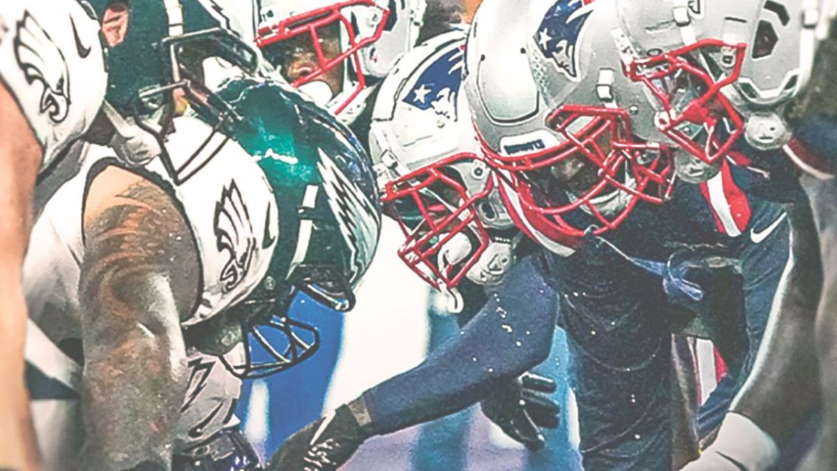 El equipo de Philadelphia logró más del doble de yardas ofensivas sobre Patriotas, con 210 avances por aire y 73 mediante juego terrestre