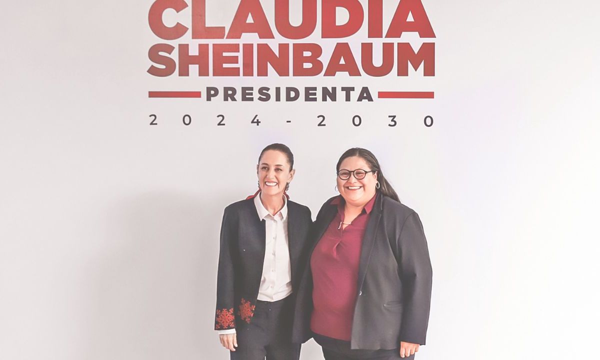 Nombramiento. La presidenta electa, Claudia Sheinbaum y Citlalli Hernández, futura titular de la Secretaría de las Mujeres.