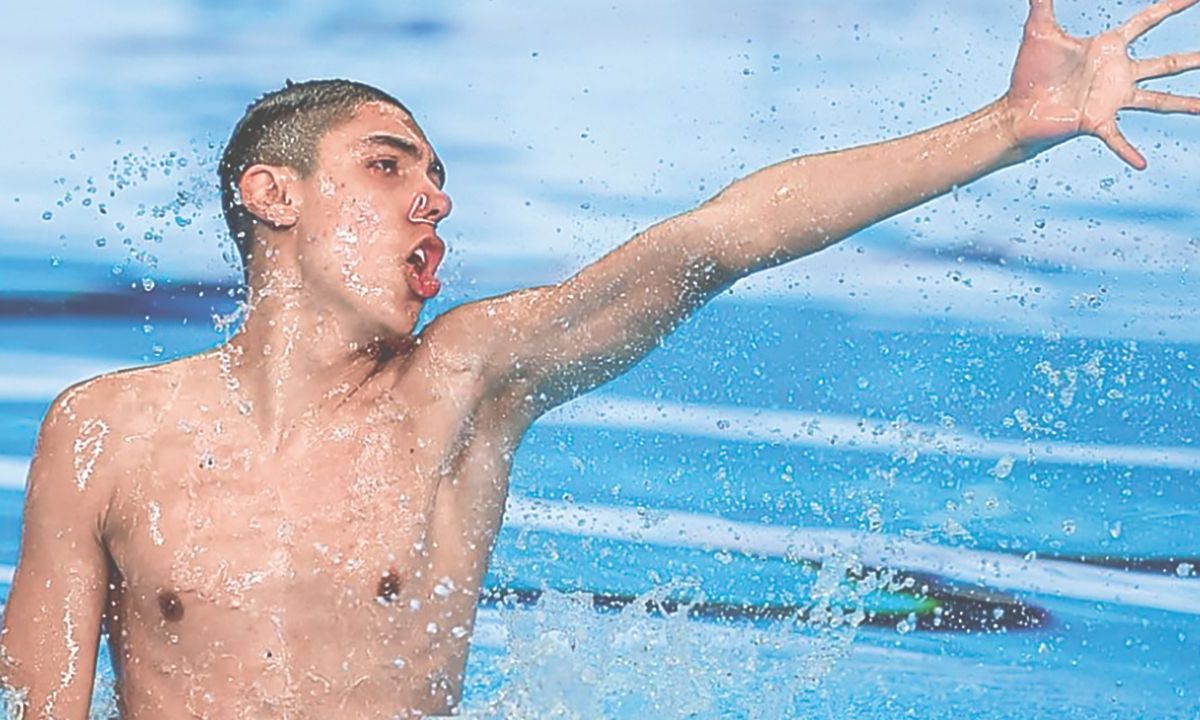 Con un puntaje de 258.5516 después de su presentación final, Diego Villalobos se proclamó campeón mundial dentro de la natación artística