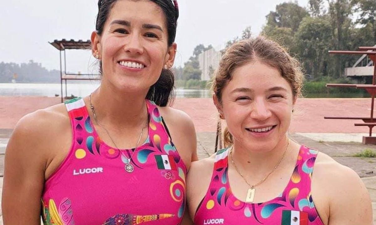 Karina Alanís y Beatriz Briones concluyeron en la tercera posición su presentación parisina, dentro de canotaje de velocidad categoría K2 500 metros