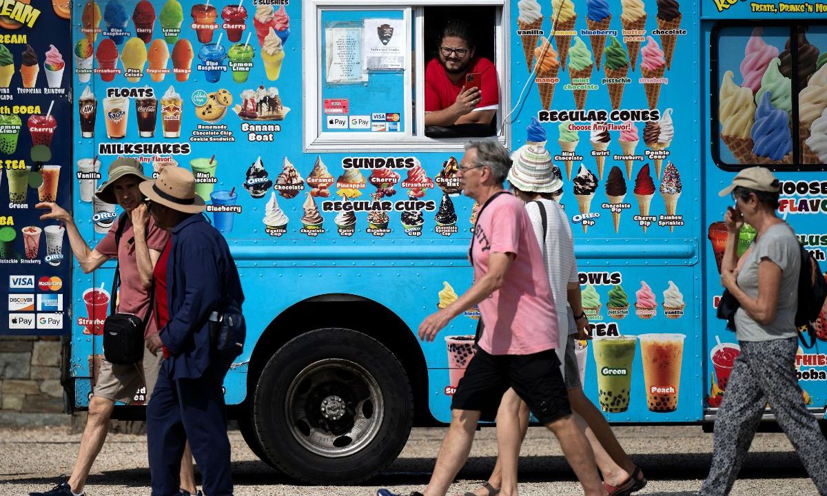 CALOR ABRASADOR. Los estados del Atlántico Medio, incluidos Delaware, Washington D.C. y Nueva York, alcanzarán récords de temperatura cercanos a los 37.8 °C.