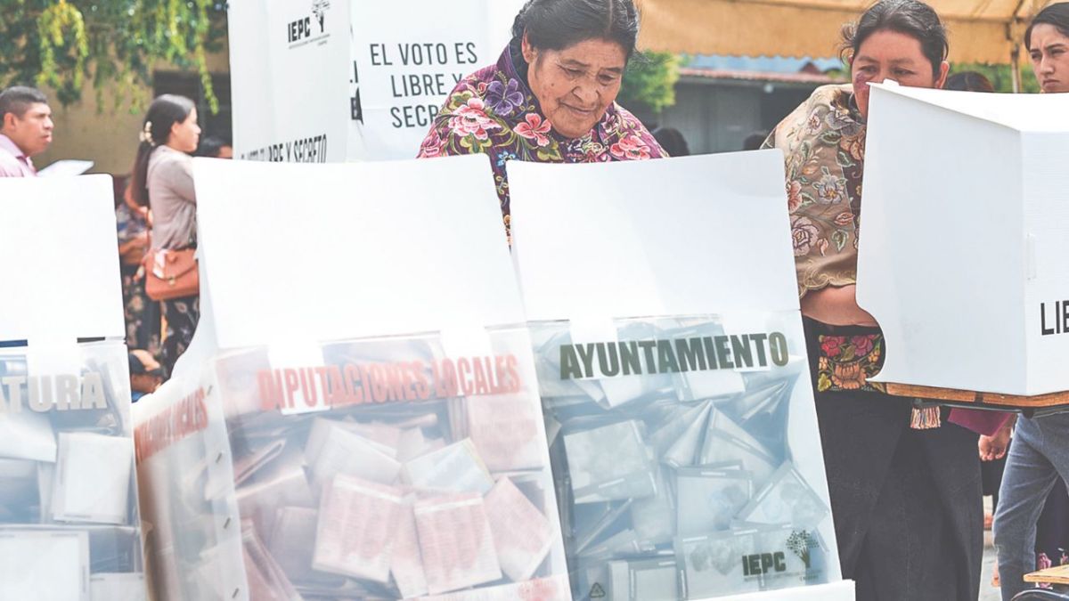 En Chicomuselo, asediado por el crimen organizado, se instalaron 27 de las 45 casillas, en los alrededores de la cabecera municipal