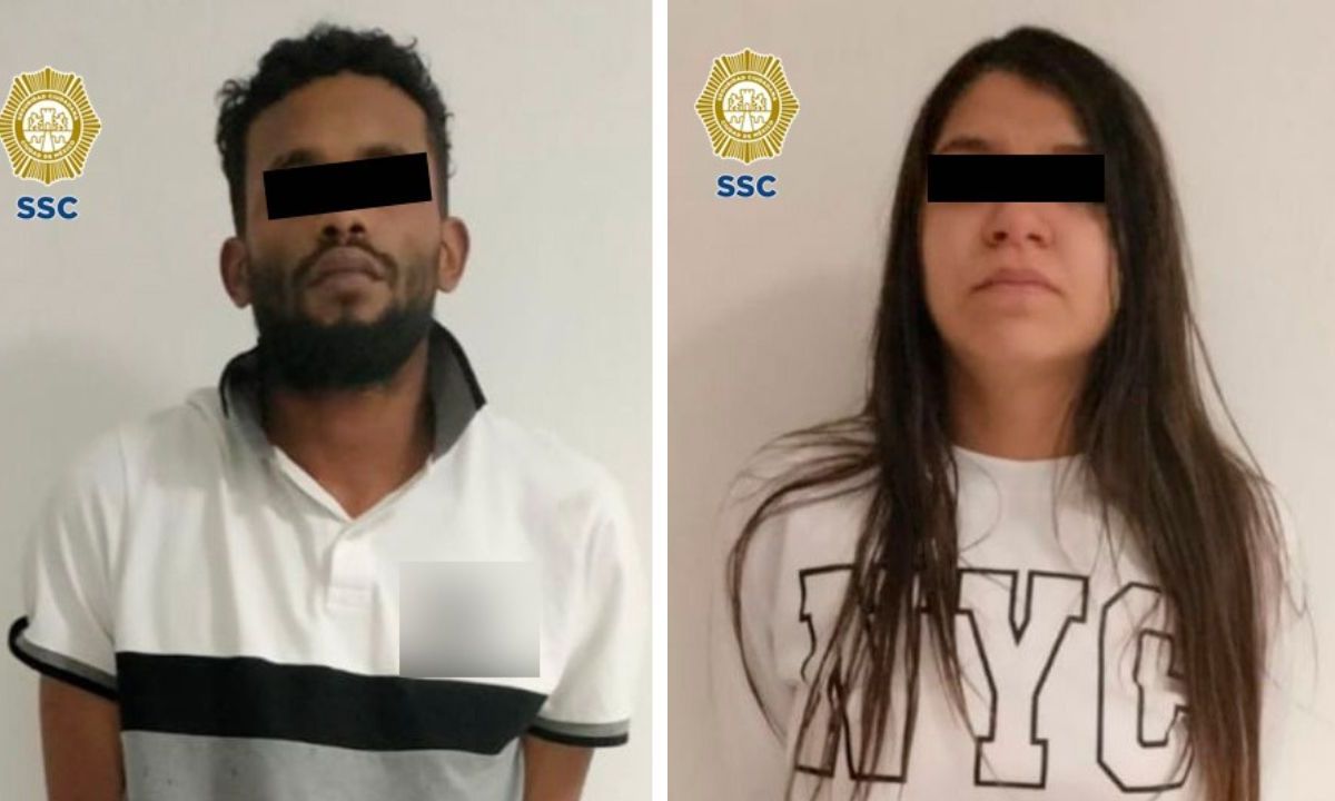 Pesquisa. Policías detuvieron a Osmarys N. y Jesús N. en la colonia Santa Isabel Tola como parte de las averiguaciones por el feminicidio de dos venezolanas.