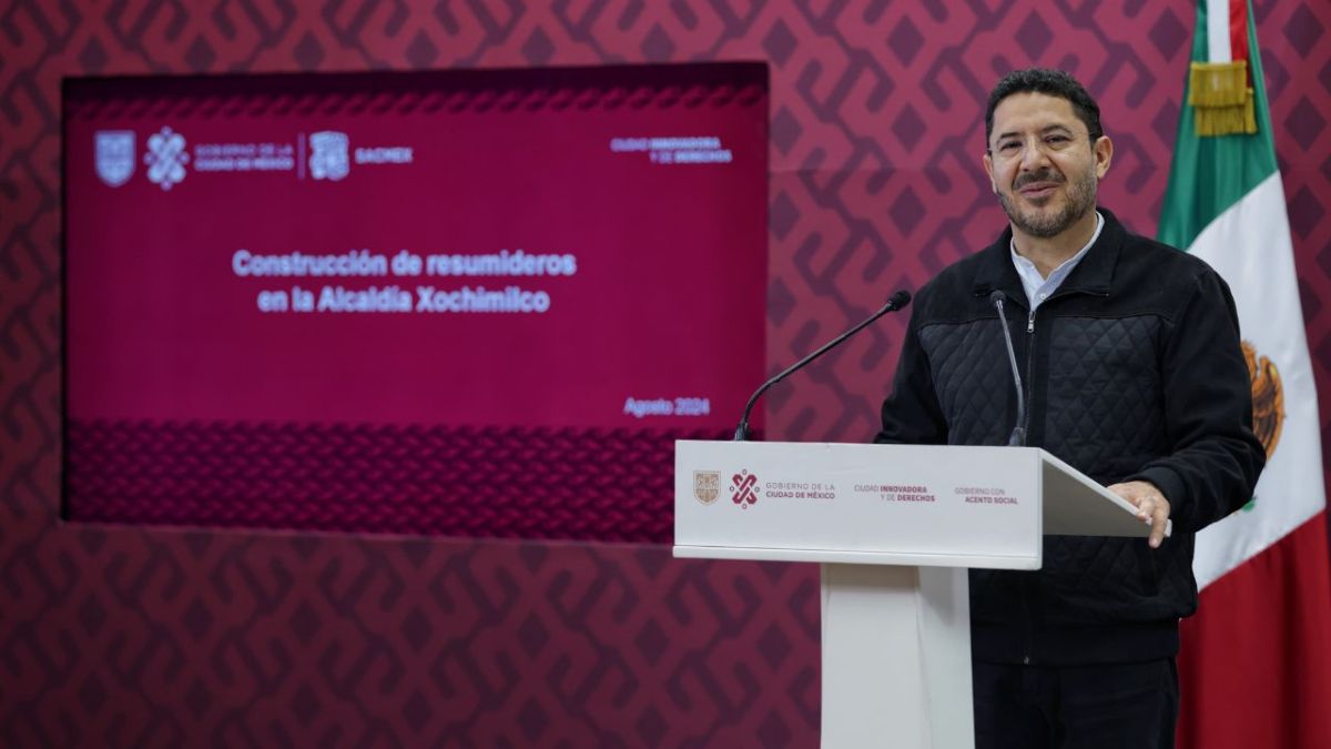 Detalles. El jefe de Gobierno, Martí Batres, explicó que los trabajos se realizaron del 7 de mayo al 15 de agosto.