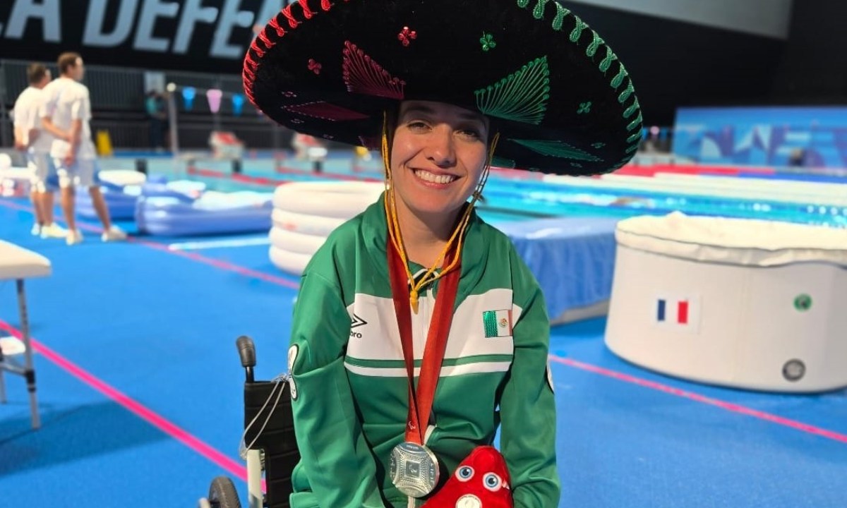 La medallista paralímpica, Haideé Aceves, se instaló en una nueva final de para natación, en los Juegos de París 2024.