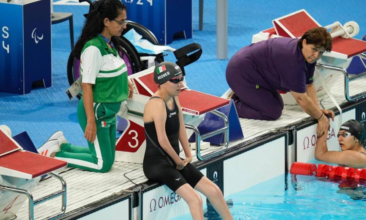 La mexicana Haideé Aceves le dio a México su primera medalla en los Juegos Paralímpicos de París 2024 y ésta fue en la para natación.