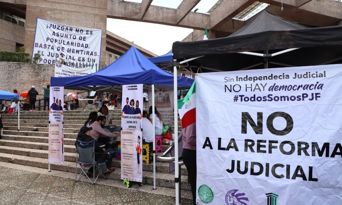 Foto: Gabriela Esquivel/ Movilizaciones en contra de la ley del Poder Judicial