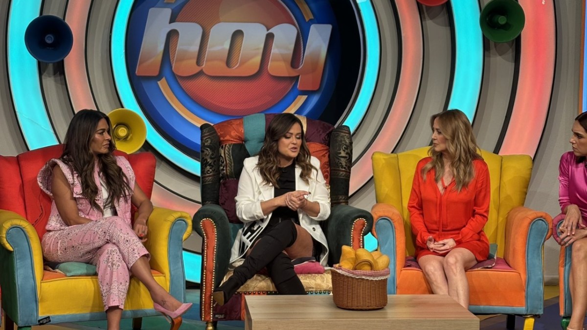 Foto: X@programa_hoy/ Mariana Echeverría en Programa Hoy tras su eliminación