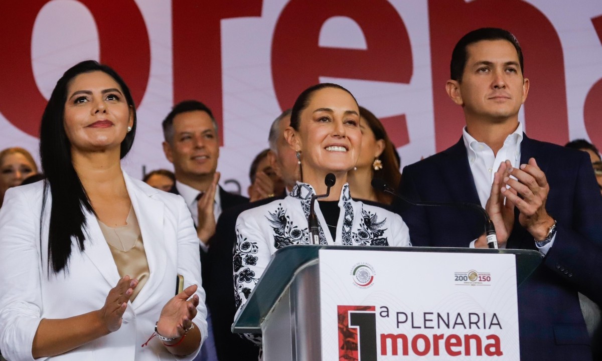 Foto: Miguel Martínez/ José Sabino y Araceli Saucedo, se integran como senadores de Morena