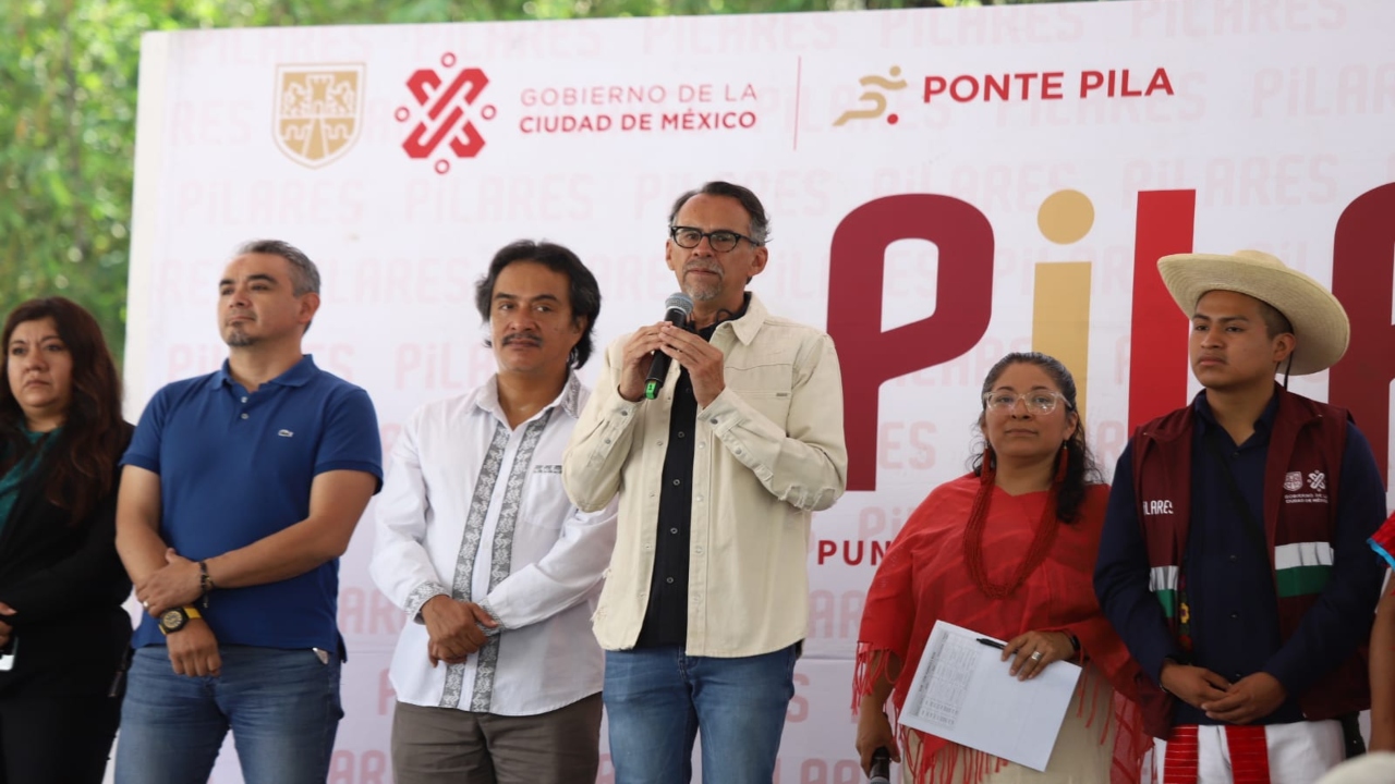 Foto: Gabriela Esquivel/ "Me siento también muy honrado, muy complacido, estamos llevando saberes y conocimiento con mucha comunidad y mucha educación", Javier Hidalgo Ponce