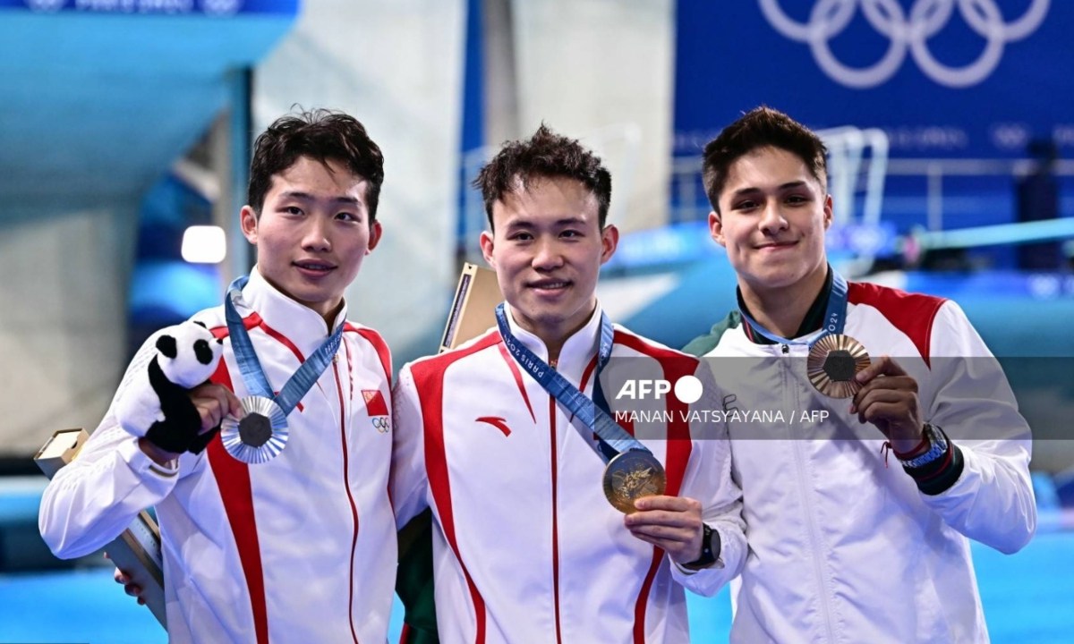 Foto: AFP/ Osmar Olvera, gana su segunda medalla en los Juegos Olímpicos París 2024, con una medalla de bronce