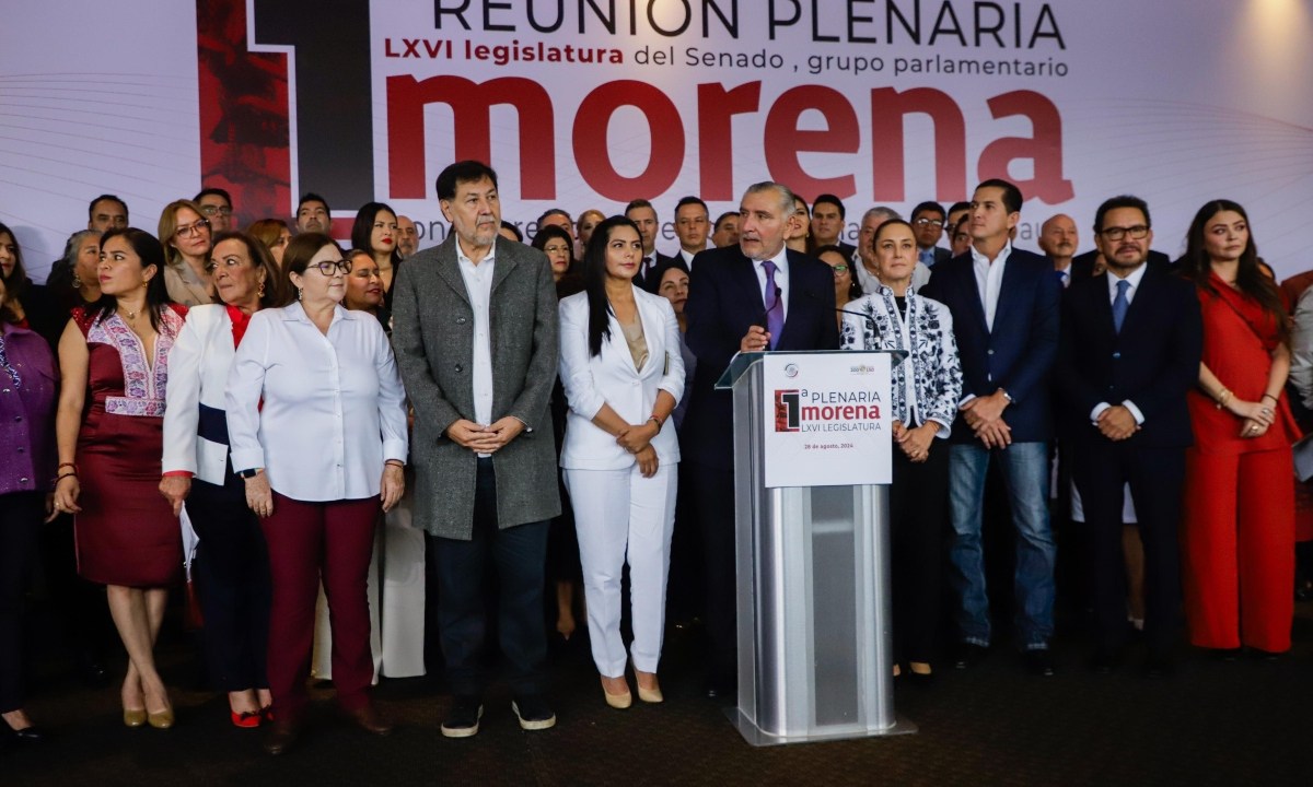 Foto: Miguel Martínez/ Sabino Herrera, y Araceli Saucedo, se integran a Morena